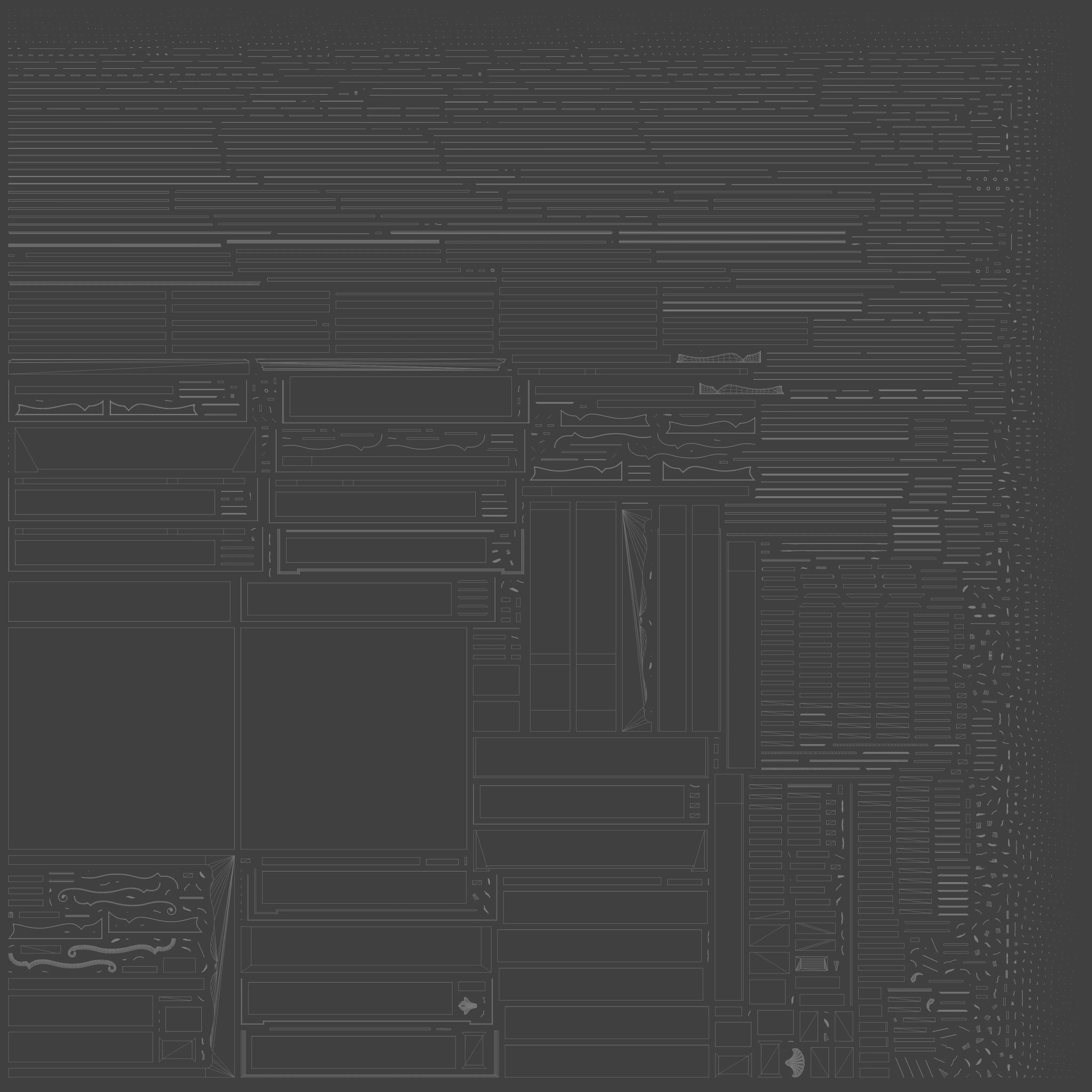 Vintage Bookcase 3D model_7