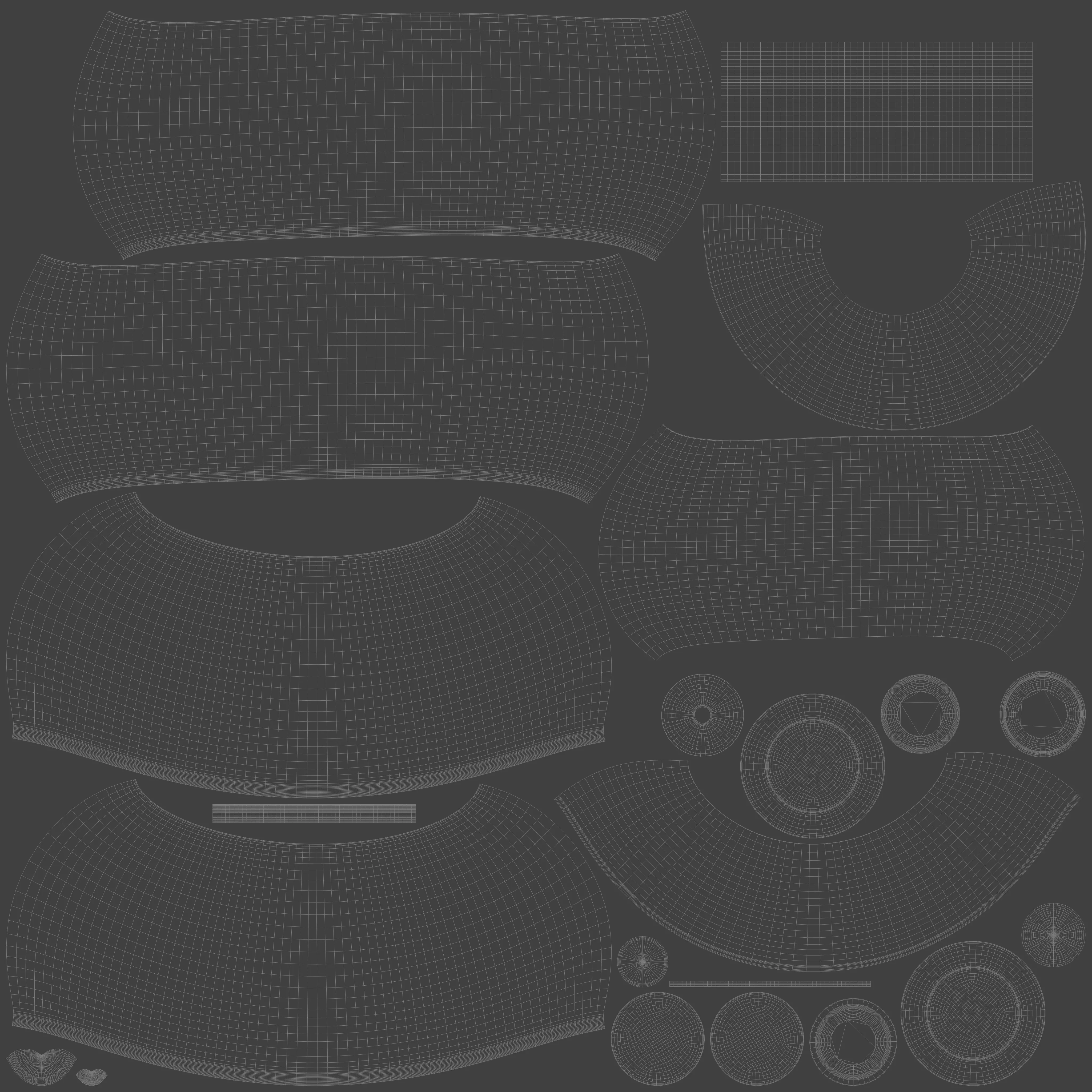 Vintage Bookcase 3D model_11