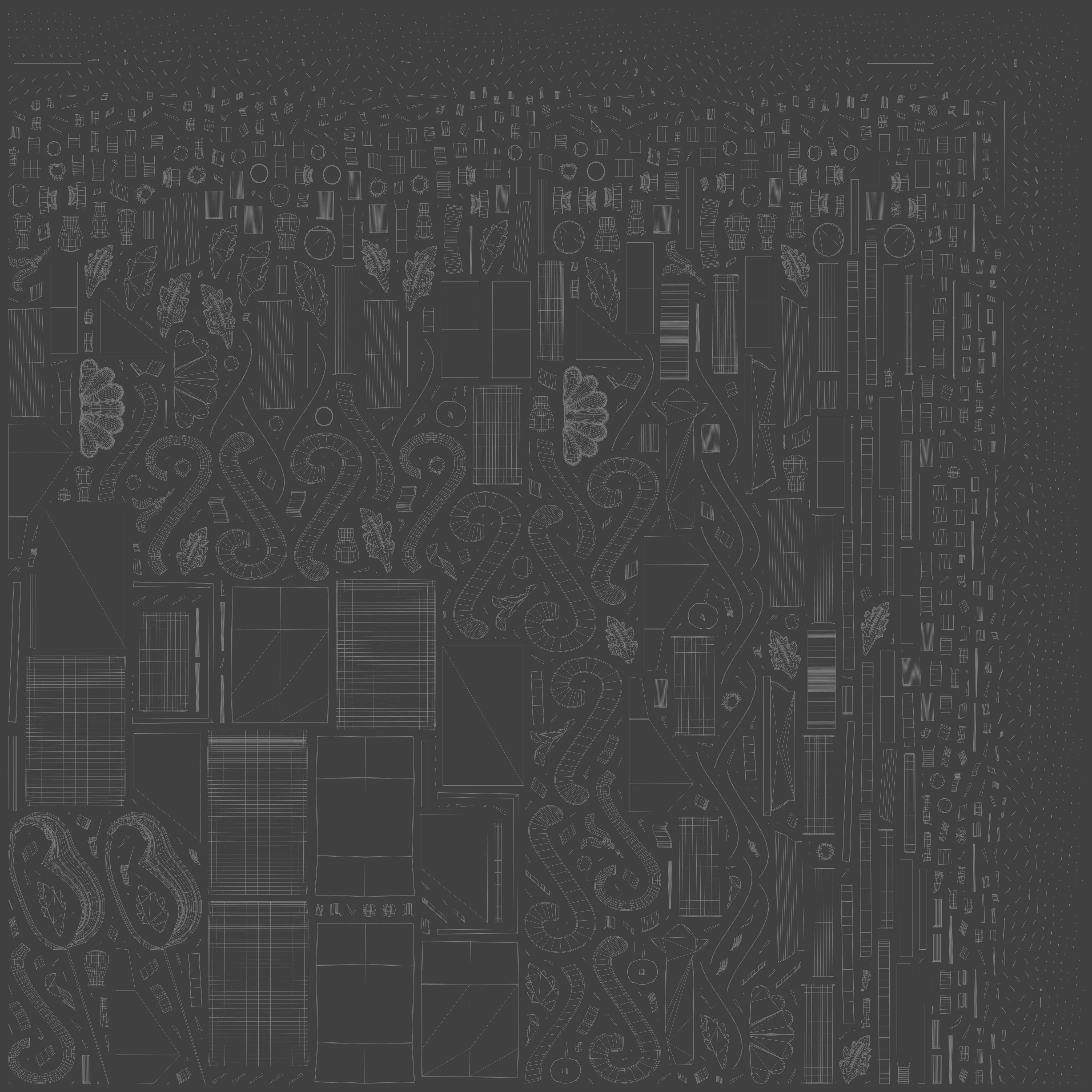 Vintage Bookcase 3D model_13