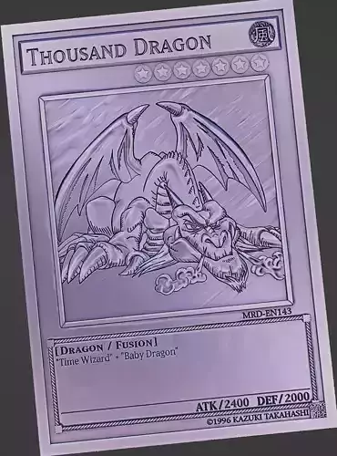 Thousand Dragon - yu-gi-oh 3D print model
