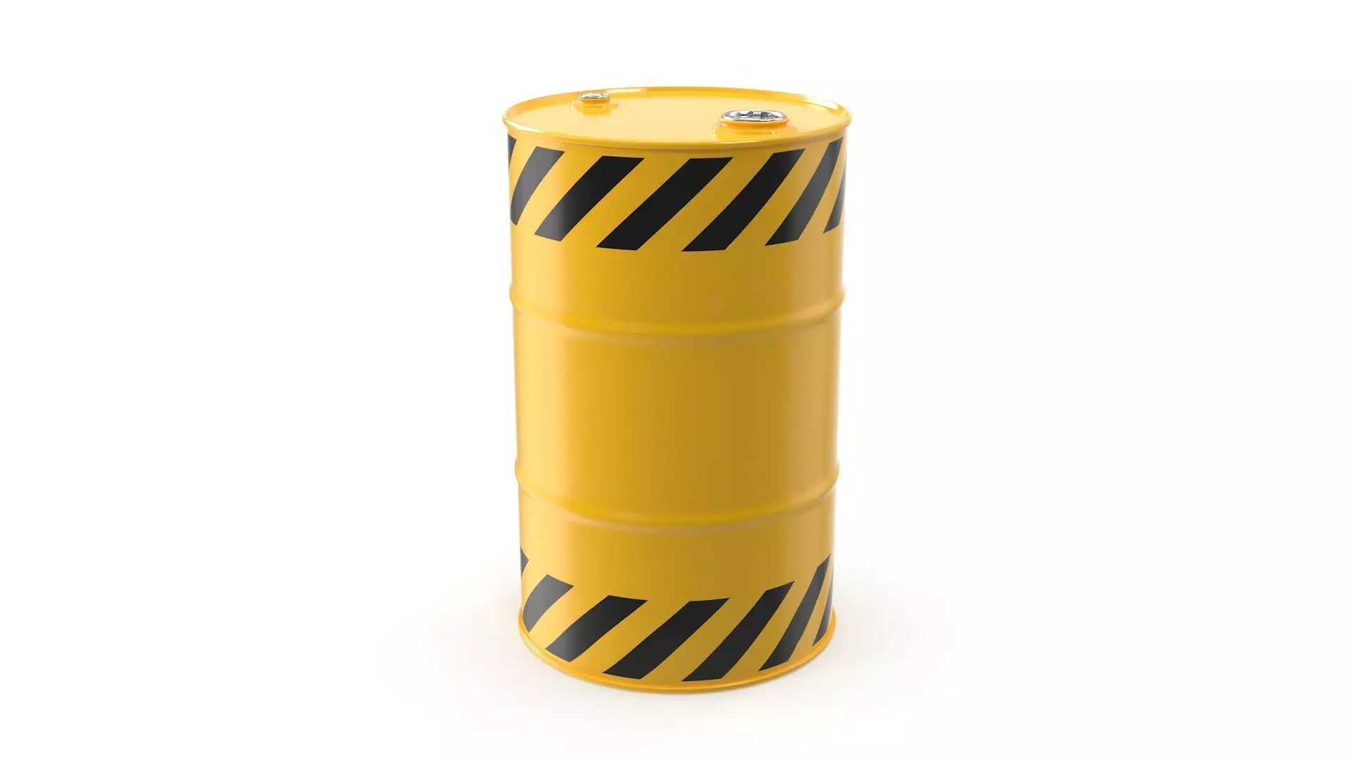 Oil Barrel Low-poly 3D model_2