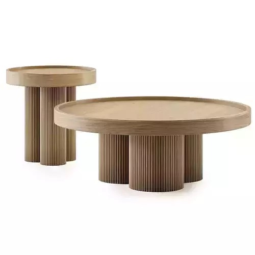 artic coffee table set 3D model