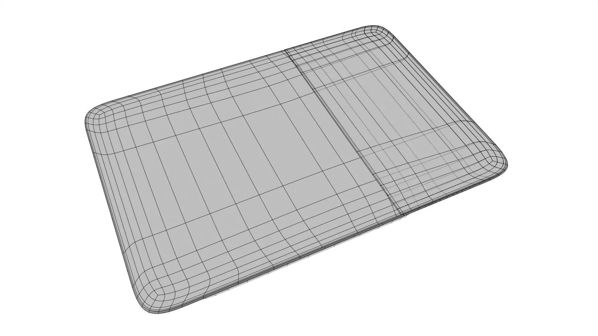 Chicken fillet raw in packaging Low-poly 3D model_7