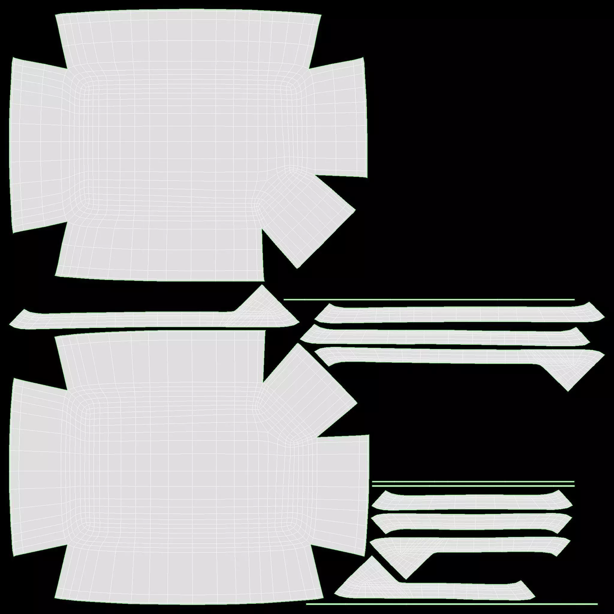 Chicken fillet raw in packaging Low-poly 3D model_14