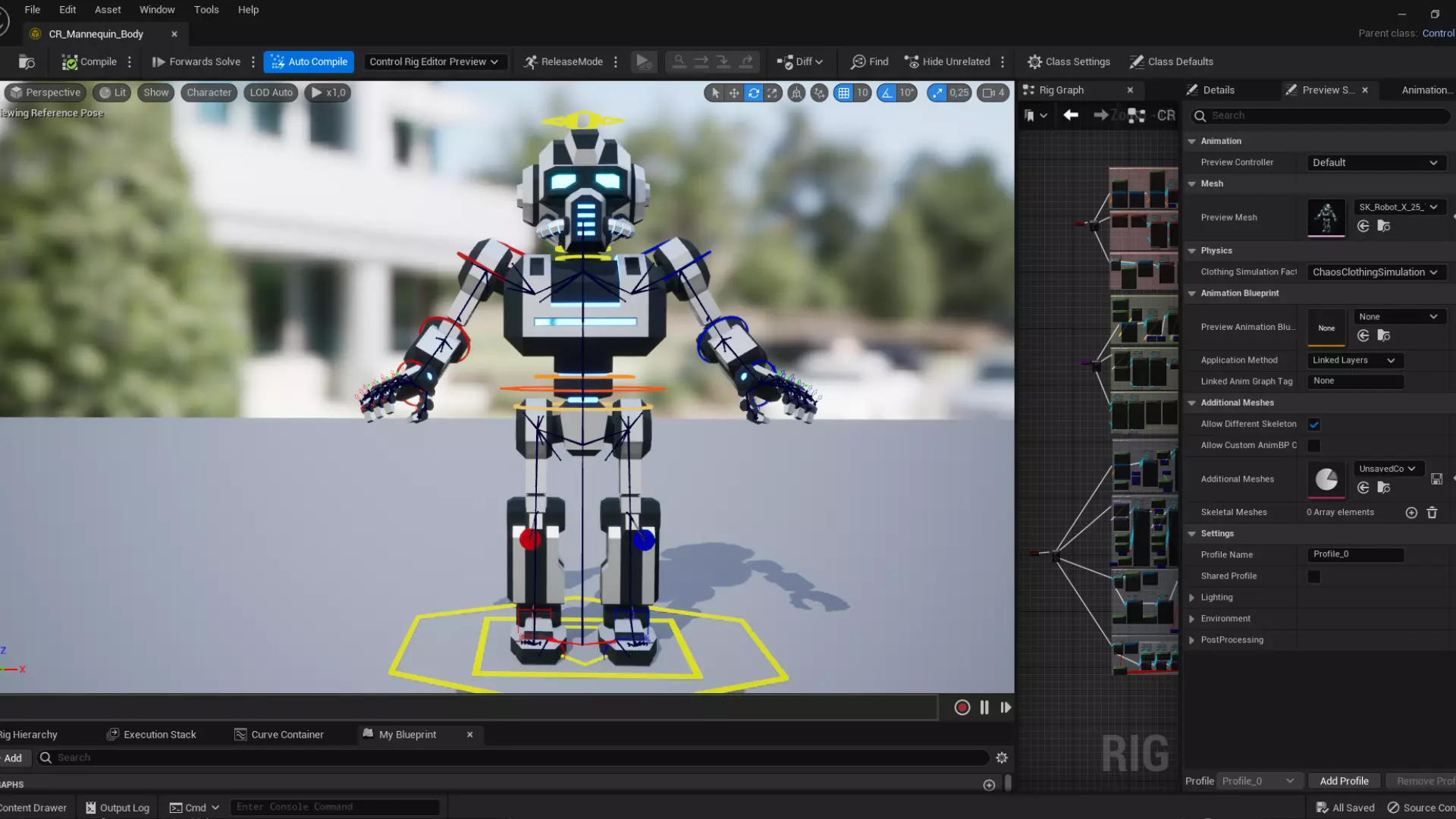 Sci-Fi Robot X-25-1 low-poly stylized Low-poly 3D model_11