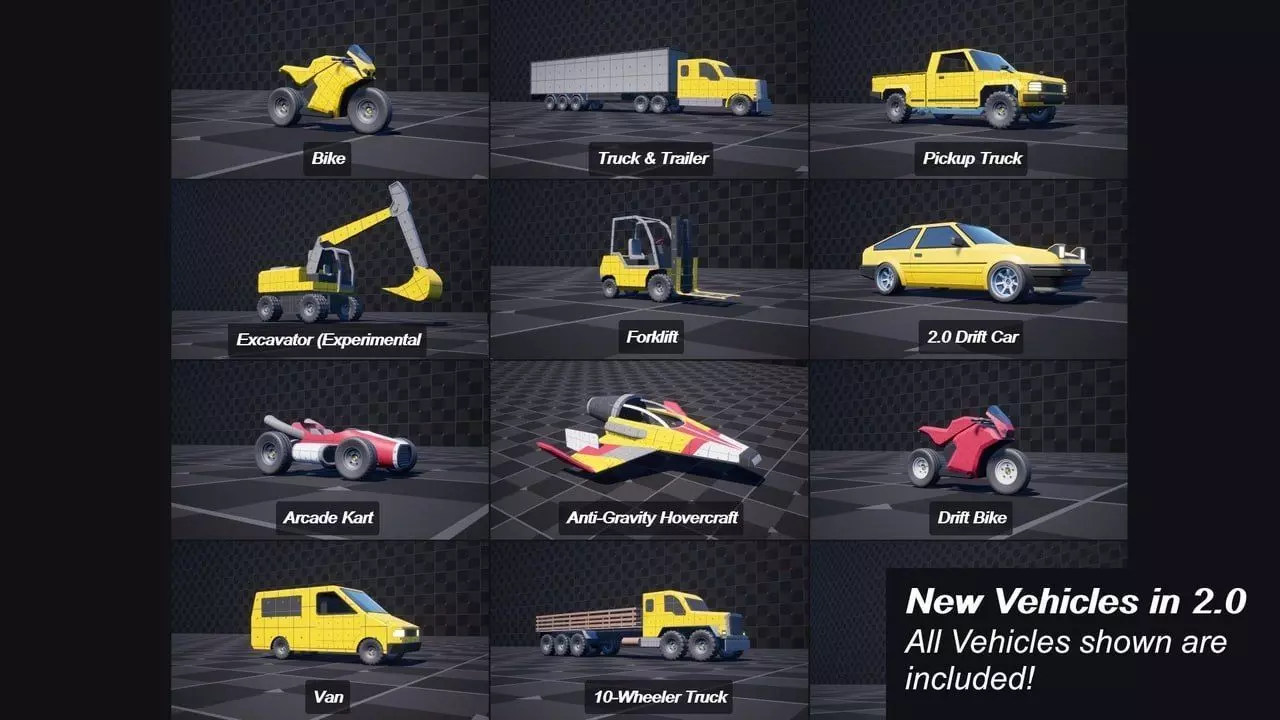 R-Tune Vehicle Low-poly 3D model Low-poly 3D model_1