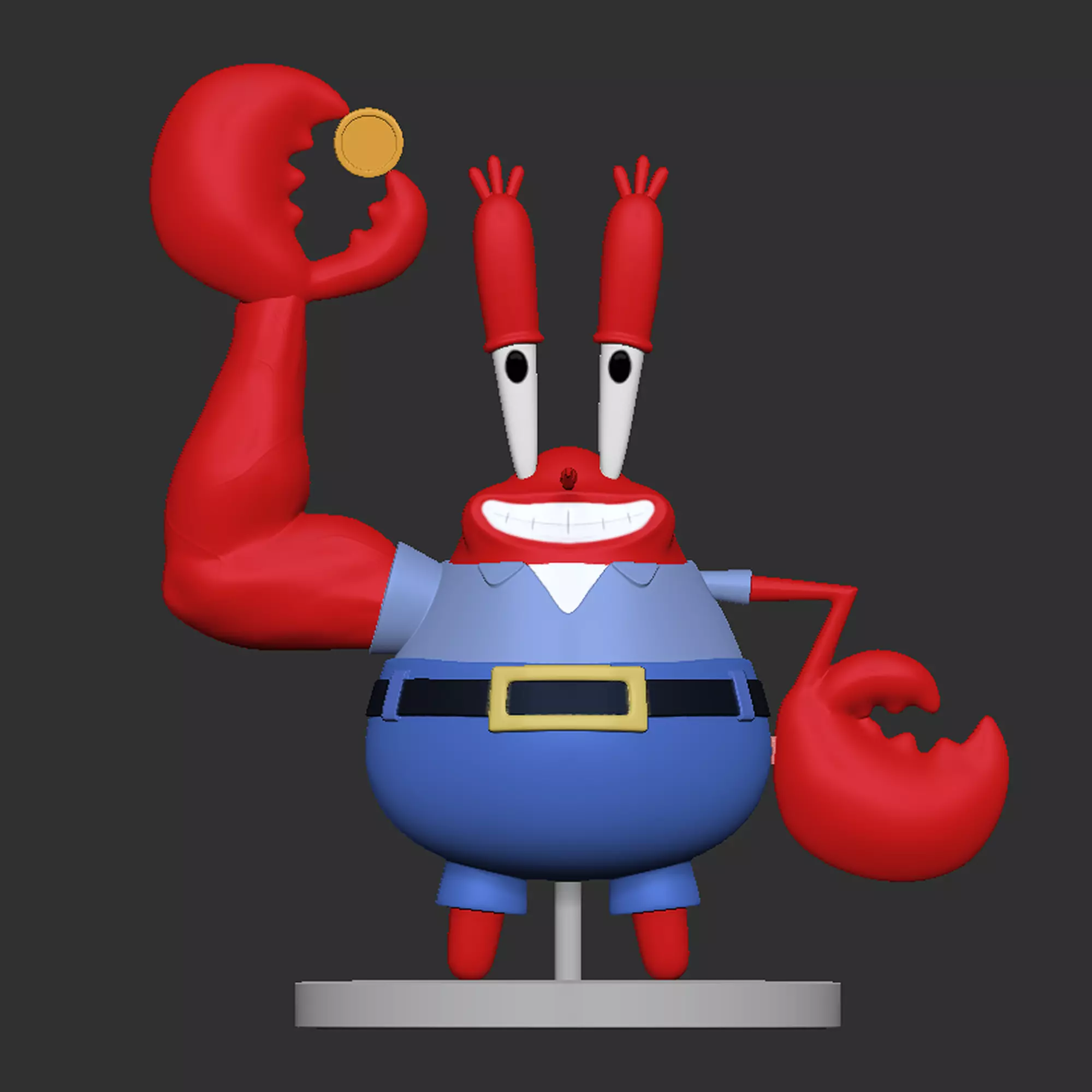 Mr krabs - spongebob Free 3D print model