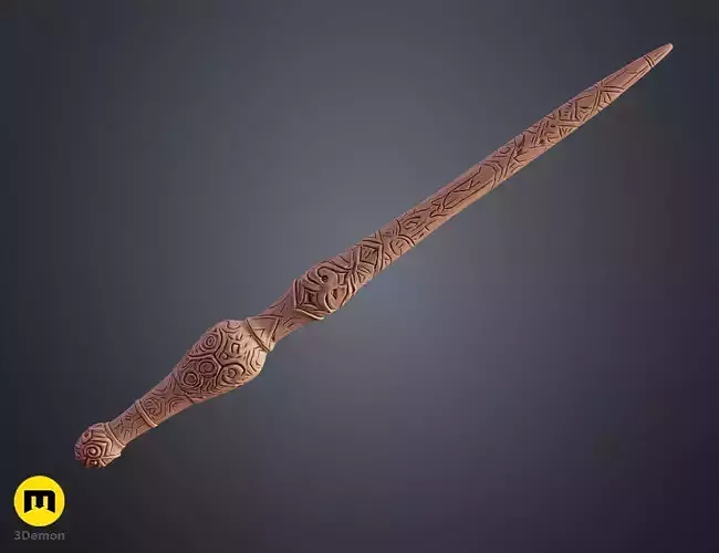 Rafael Santos wand 3D print model