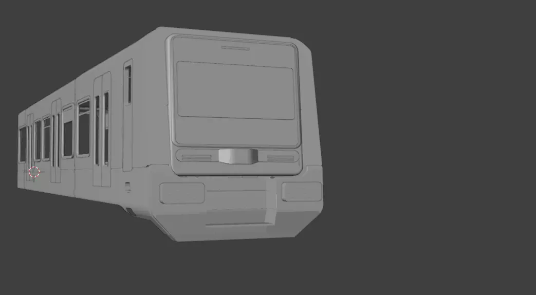 BR 484 Berlin S-Bahn Mid Poly 3D Model 3D model_1