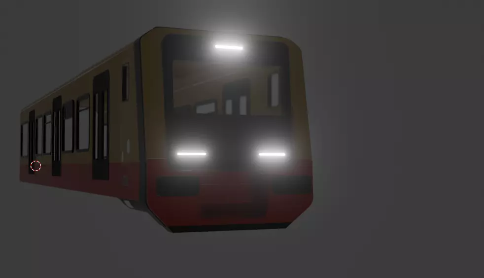 BR 484 Berlin S-Bahn Mid Poly 3D Model 3D model_0