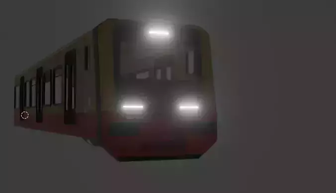 BR 484 Berlin S-Bahn Mid Poly 3D Model