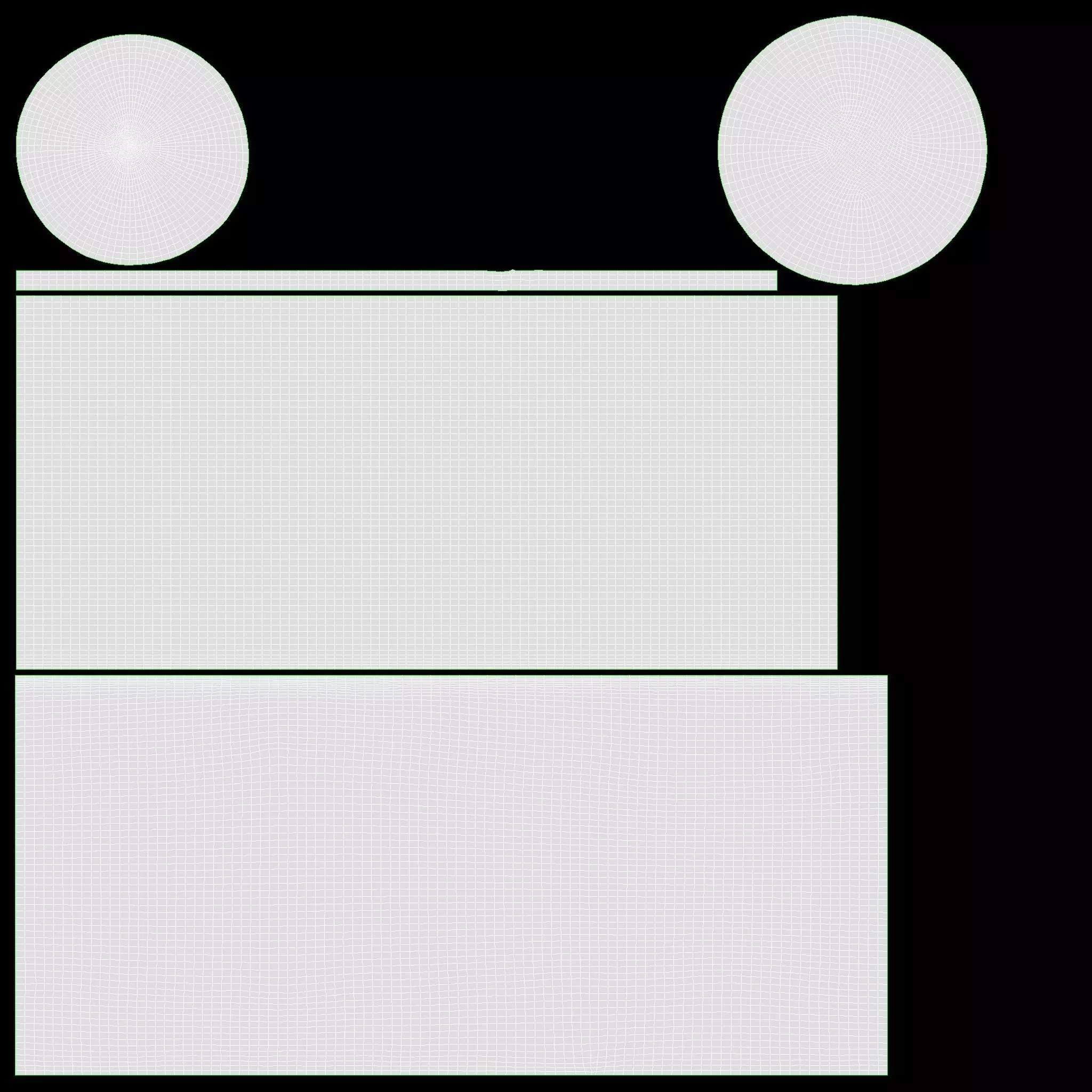 Crispy bread sticks in cup Low-poly 3D model_11