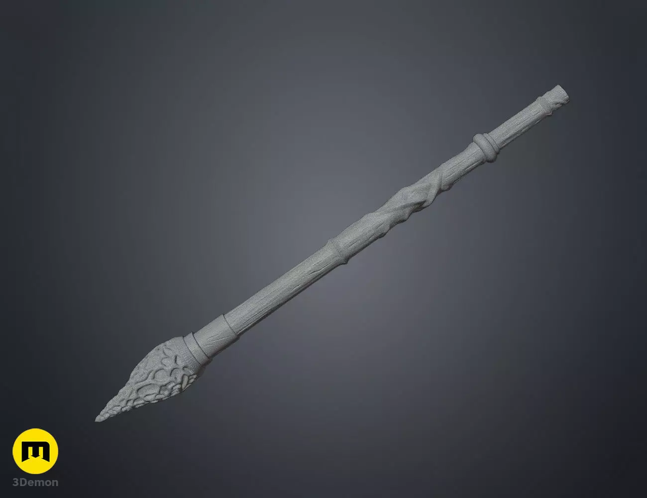 Professor Benedita Dourado wand 3D print model_4