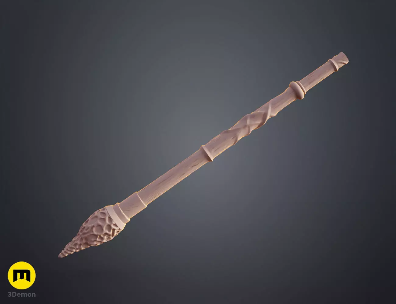 Professor Benedita Dourado wand 3D print model_2