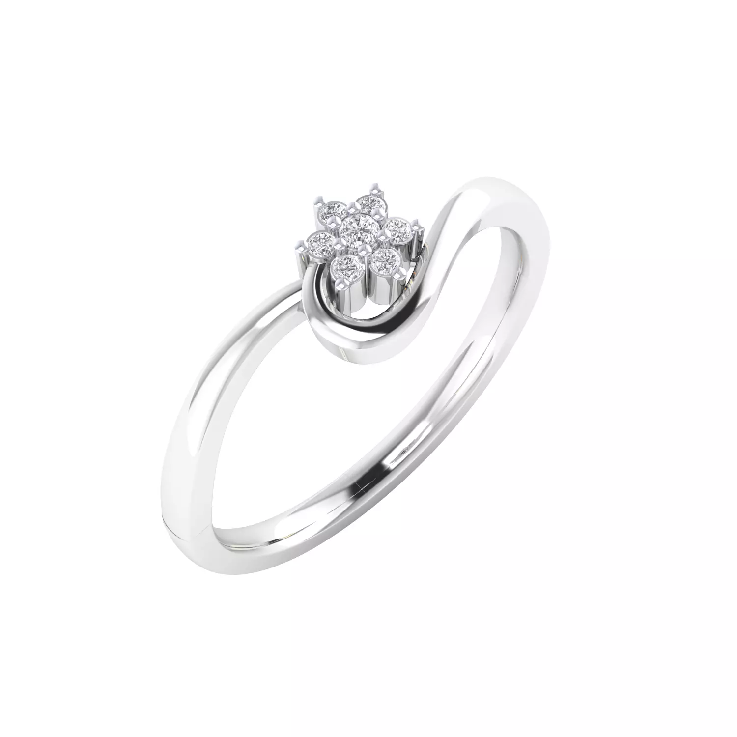 Women Ring Render 3dm STL MTL SLC JCD OBJ FBX Details 3D print model_16