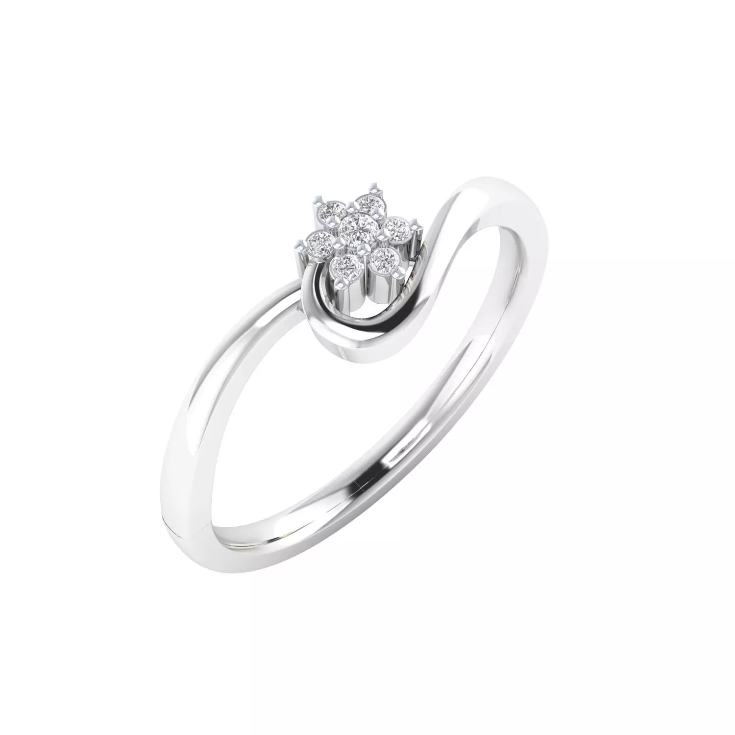 Women Ring Render 3dm STL MTL SLC JCD OBJ FBX Details 3D print model_15