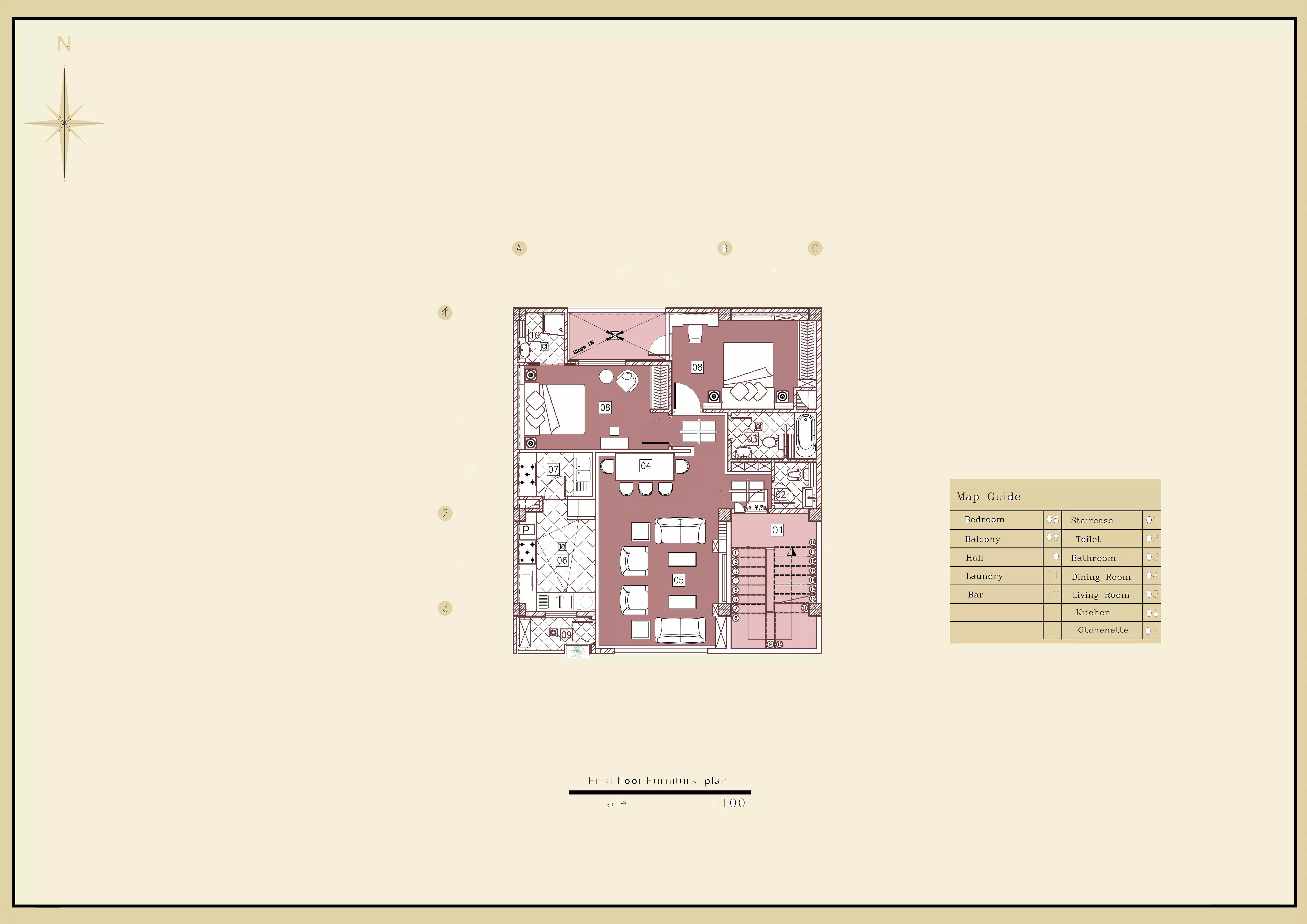 Modern Mixed Use Residential and Commercial Building 3D model