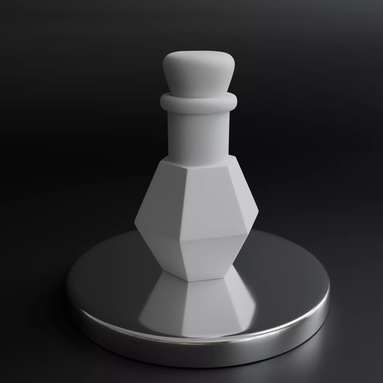 Potion container 3D print model_0