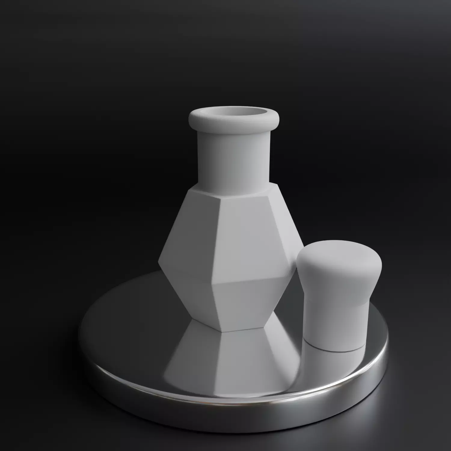 Potion container 3D print model_1