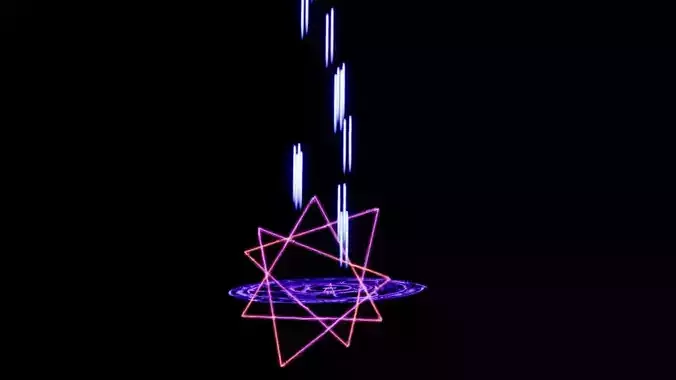 Unreal Engine 5 Magic Circle VFX animation