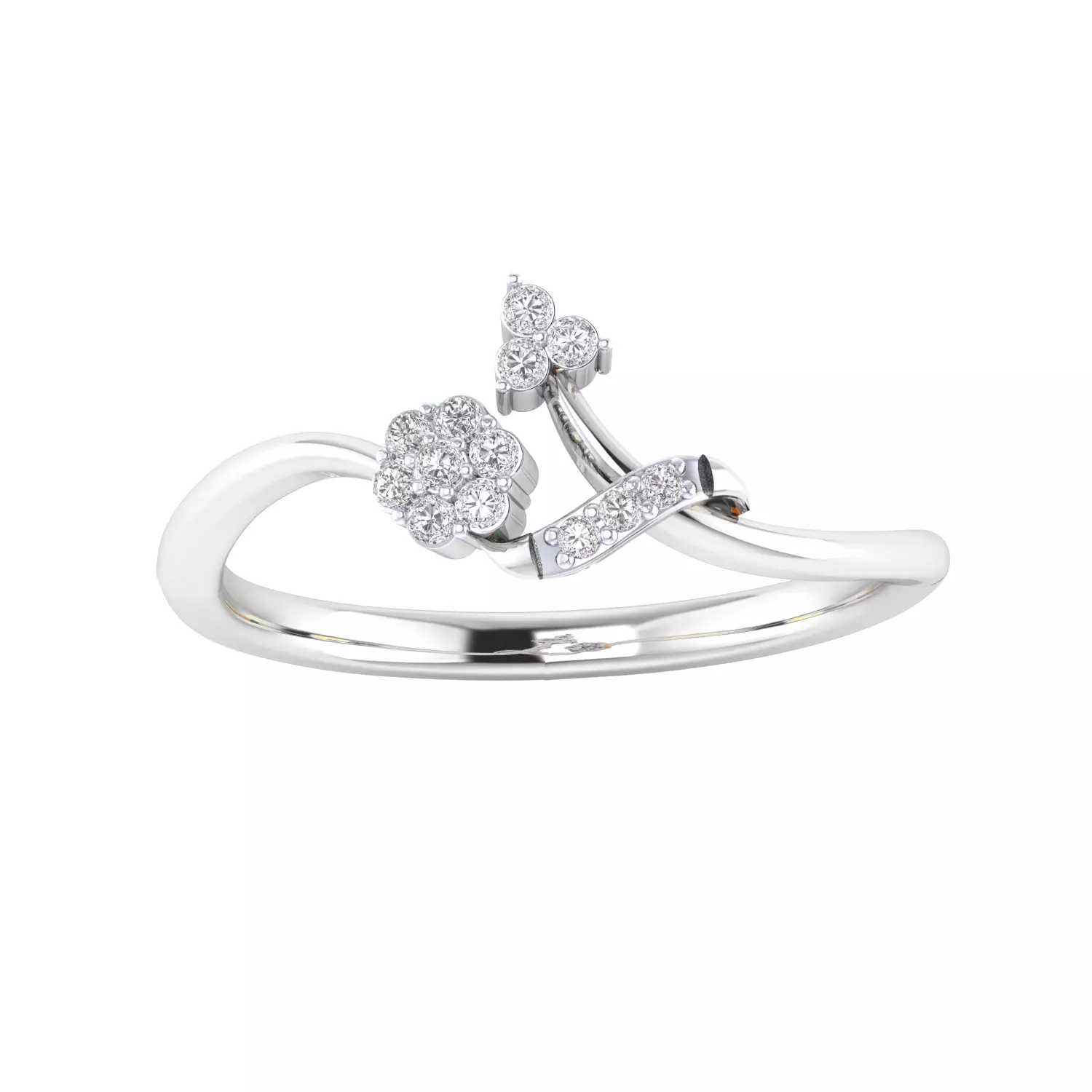 Women Ring Render 3dm STL MTL SLC JCD OBJ FBX Details 3D print model_7