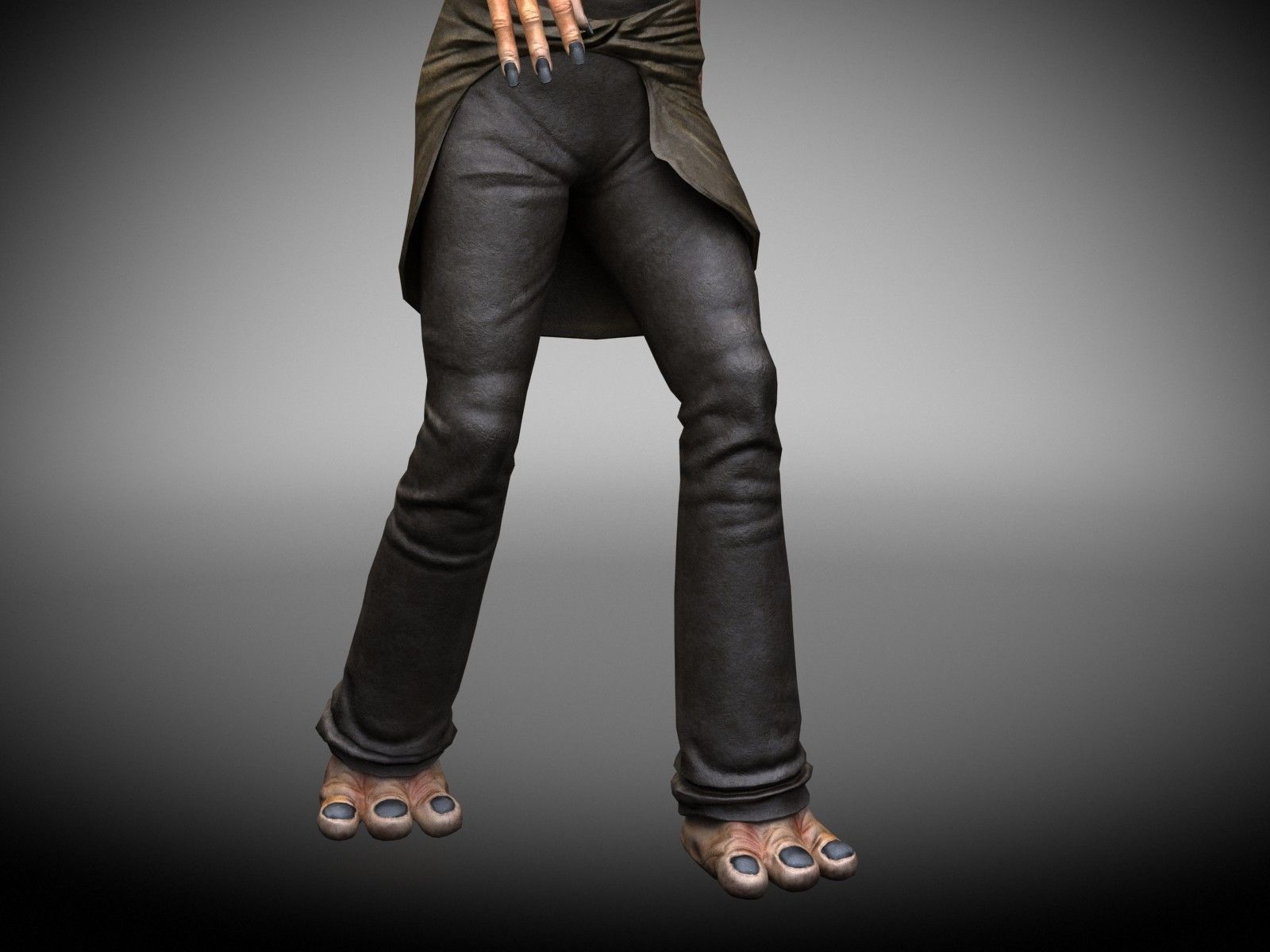 Star Wars Jar Jar Binks 3D model_5