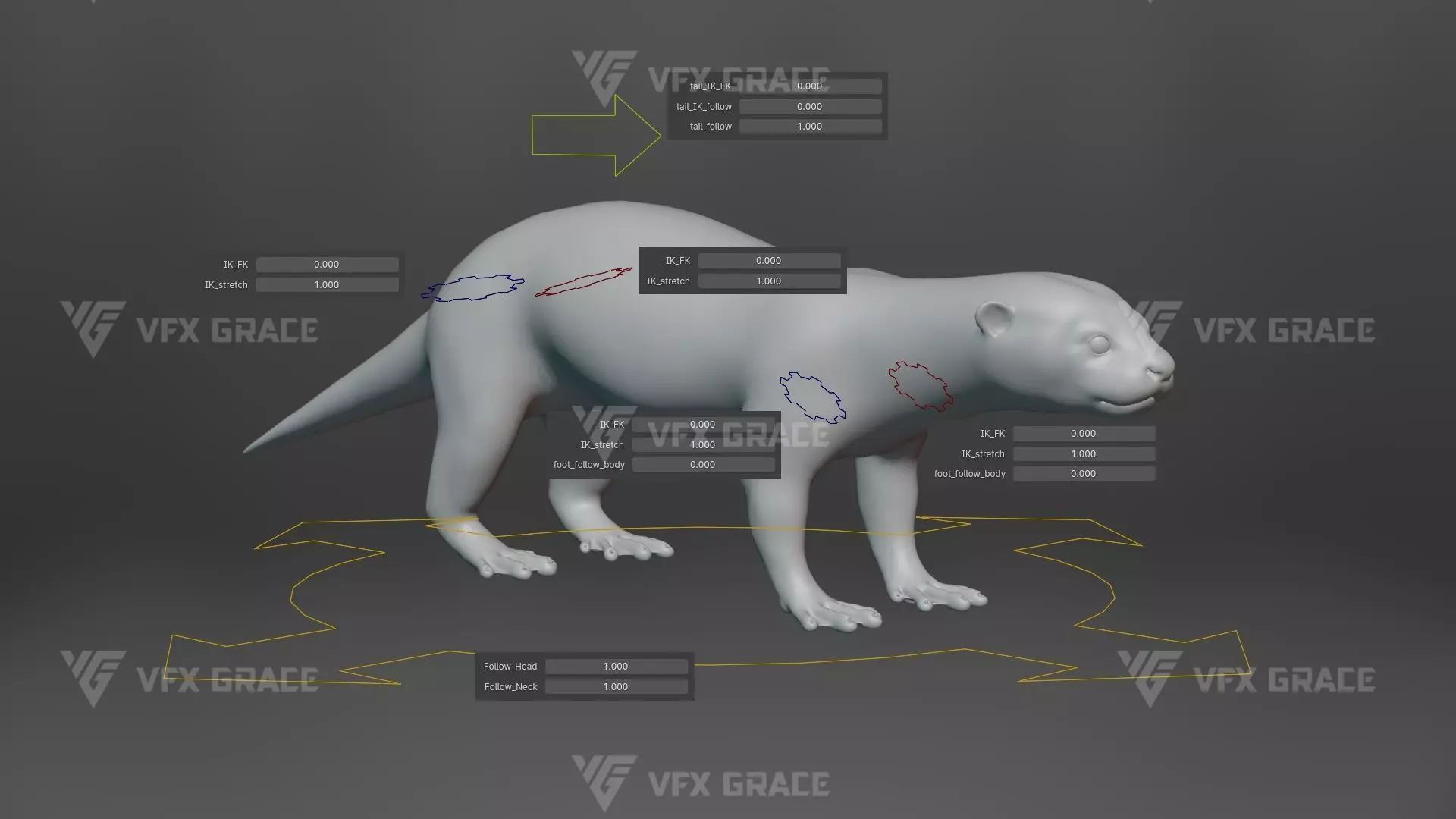 Lutra Animation Blender 3D Model 3D model_15