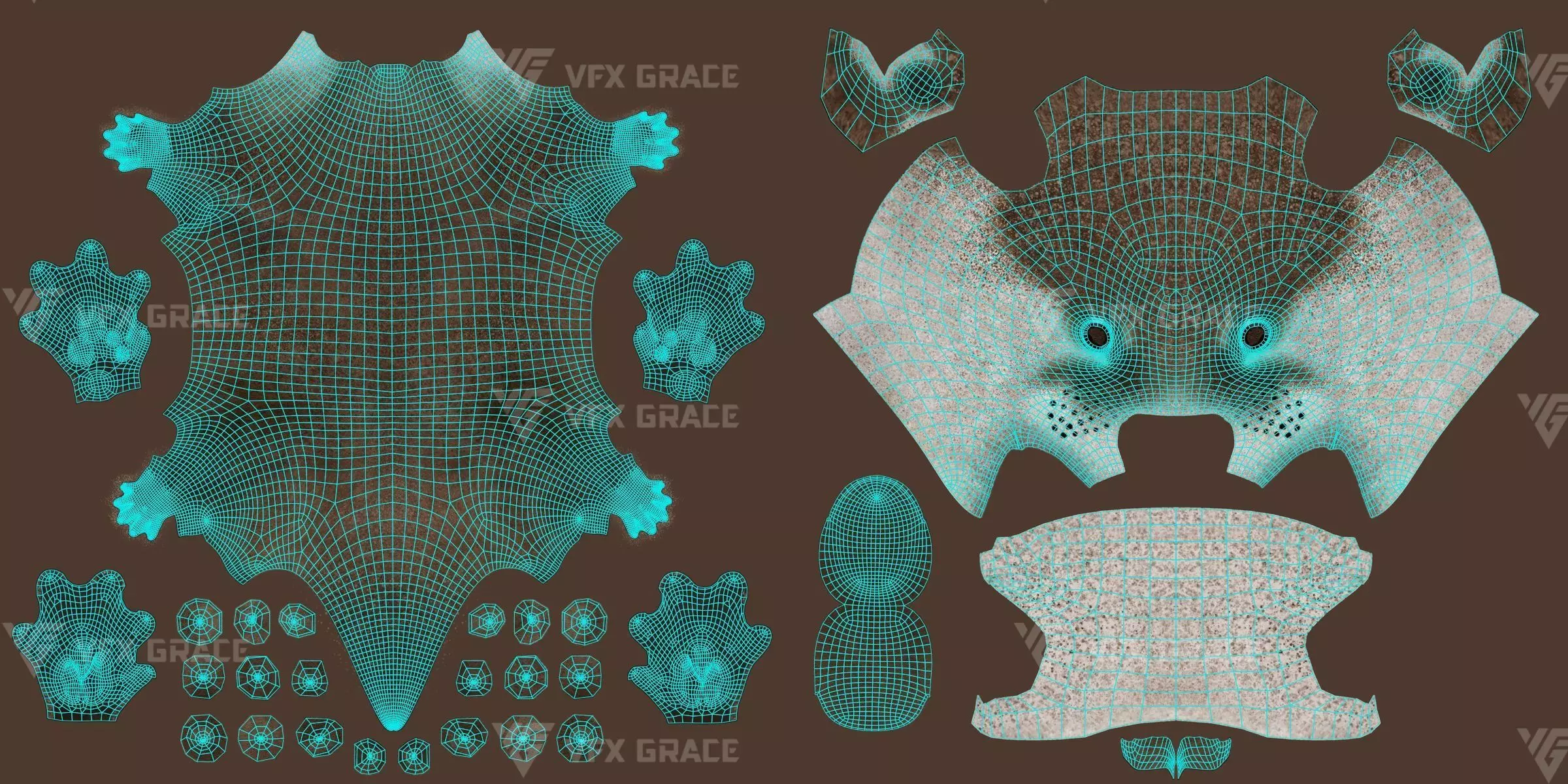 Lutra Animation Blender 3D Model 3D model_16