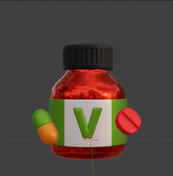 Nutrition Food 3d Icon Pack 3D model_73