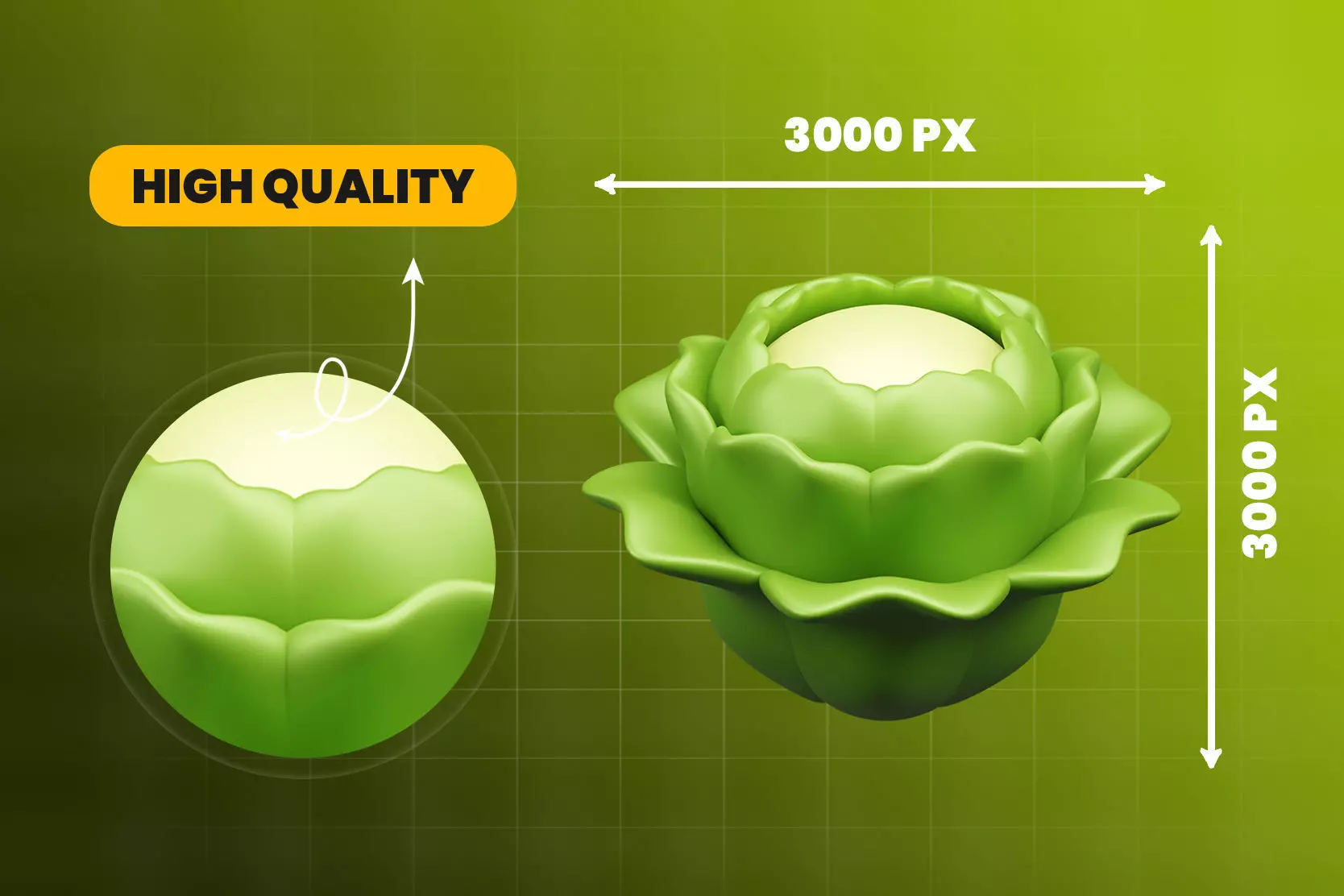 Nutrition Food 3d Icon Pack 3D model_5