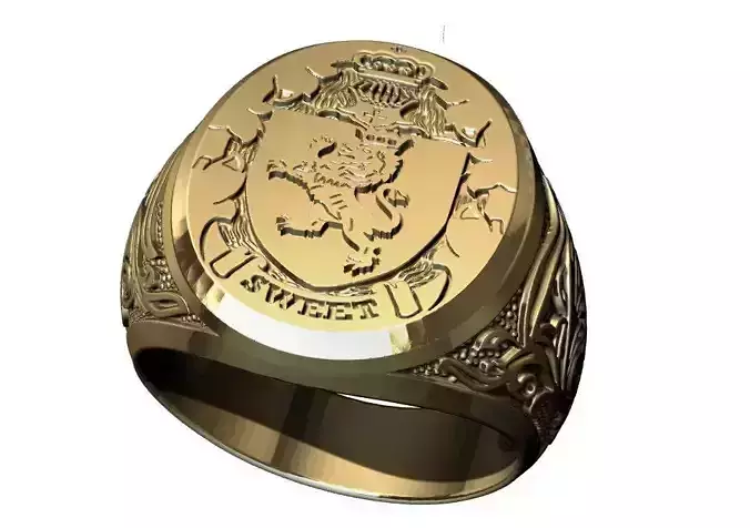 Lion Sweet Band Ring 