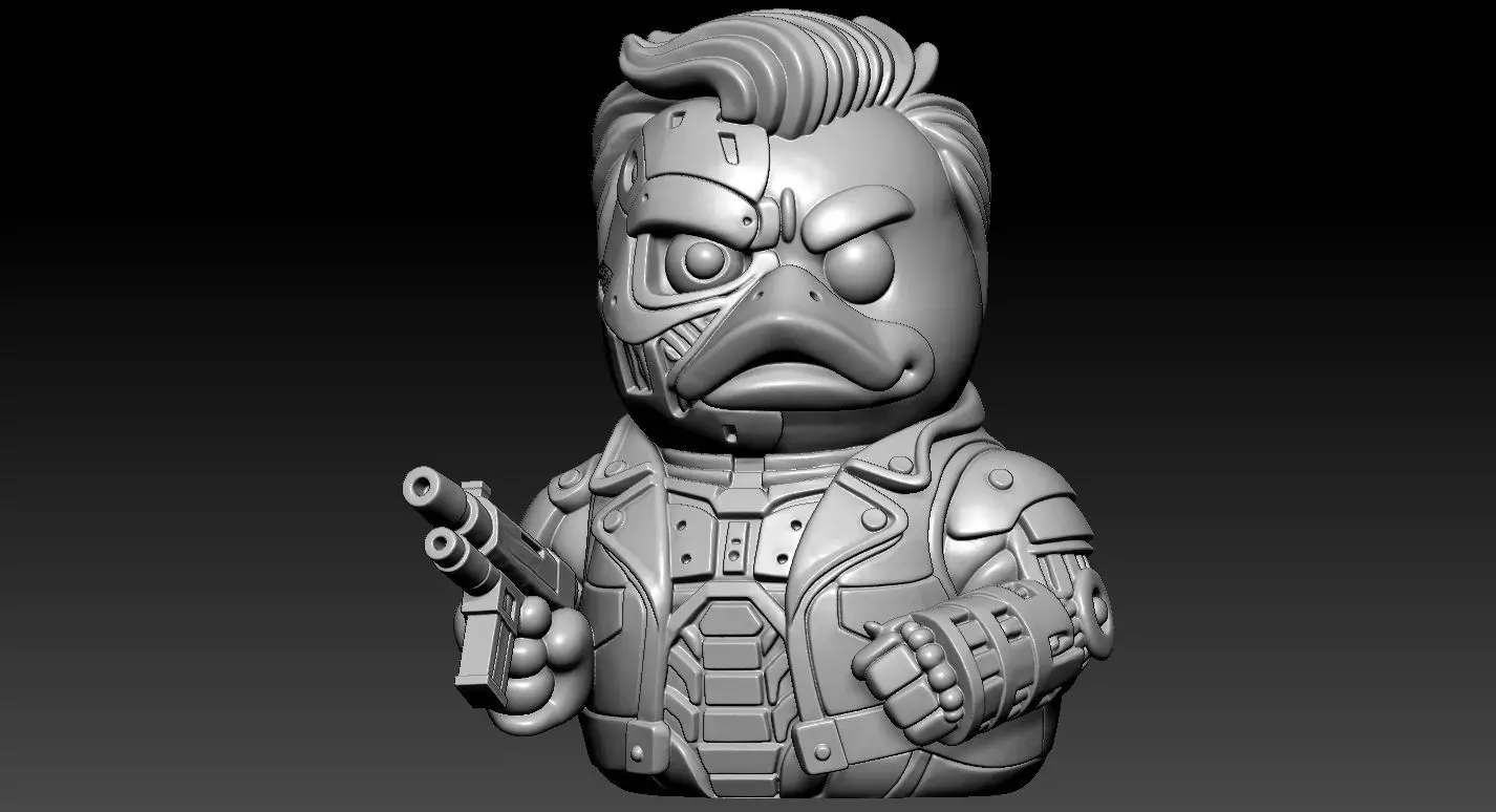 Rubber Duck - Destroyer model - 3D print 3D print model_1