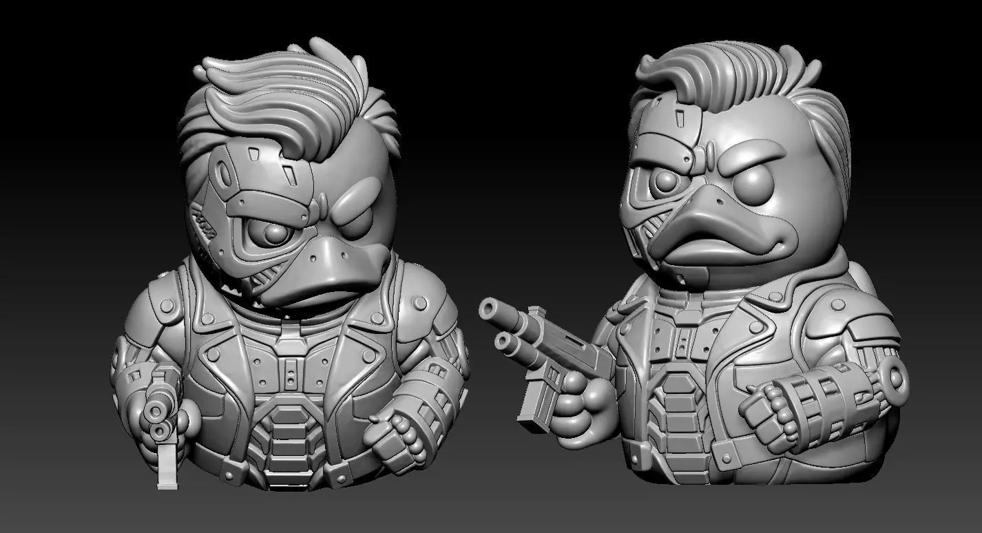 Rubber Duck - Destroyer model - 3D print 3D print model_3