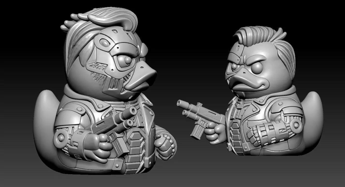 Rubber Duck - Destroyer model - 3D print 3D print model_2