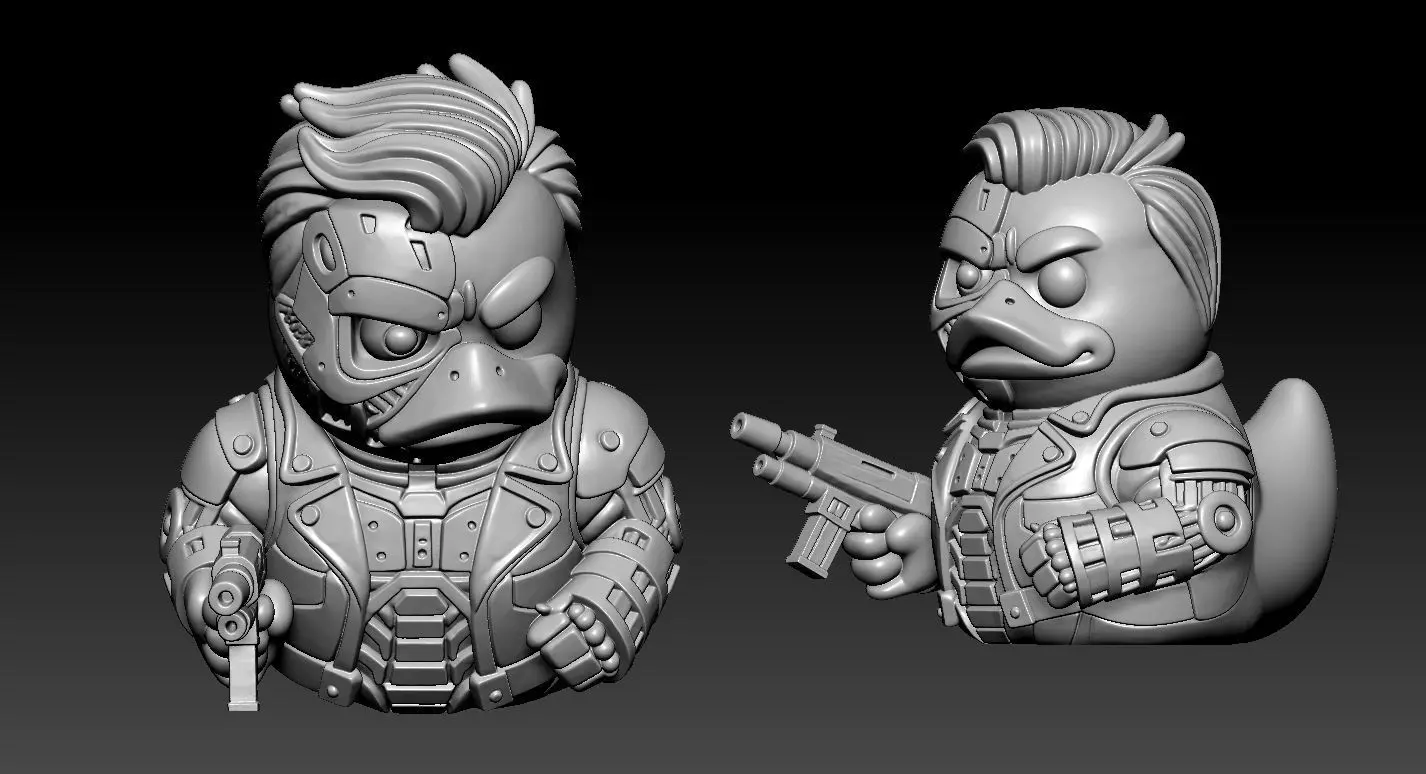 Rubber Duck - Destroyer model - 3D print 3D print model_4