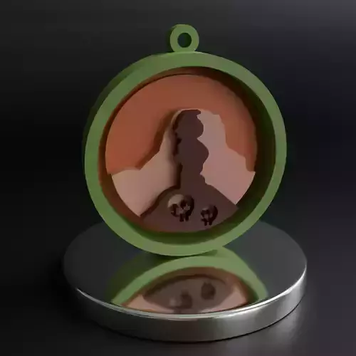 Badge 01 - Participation Badge 3D print model