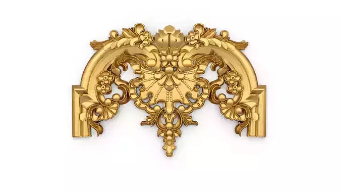 carved classic decorative ornament cnc 3d printing stl 37