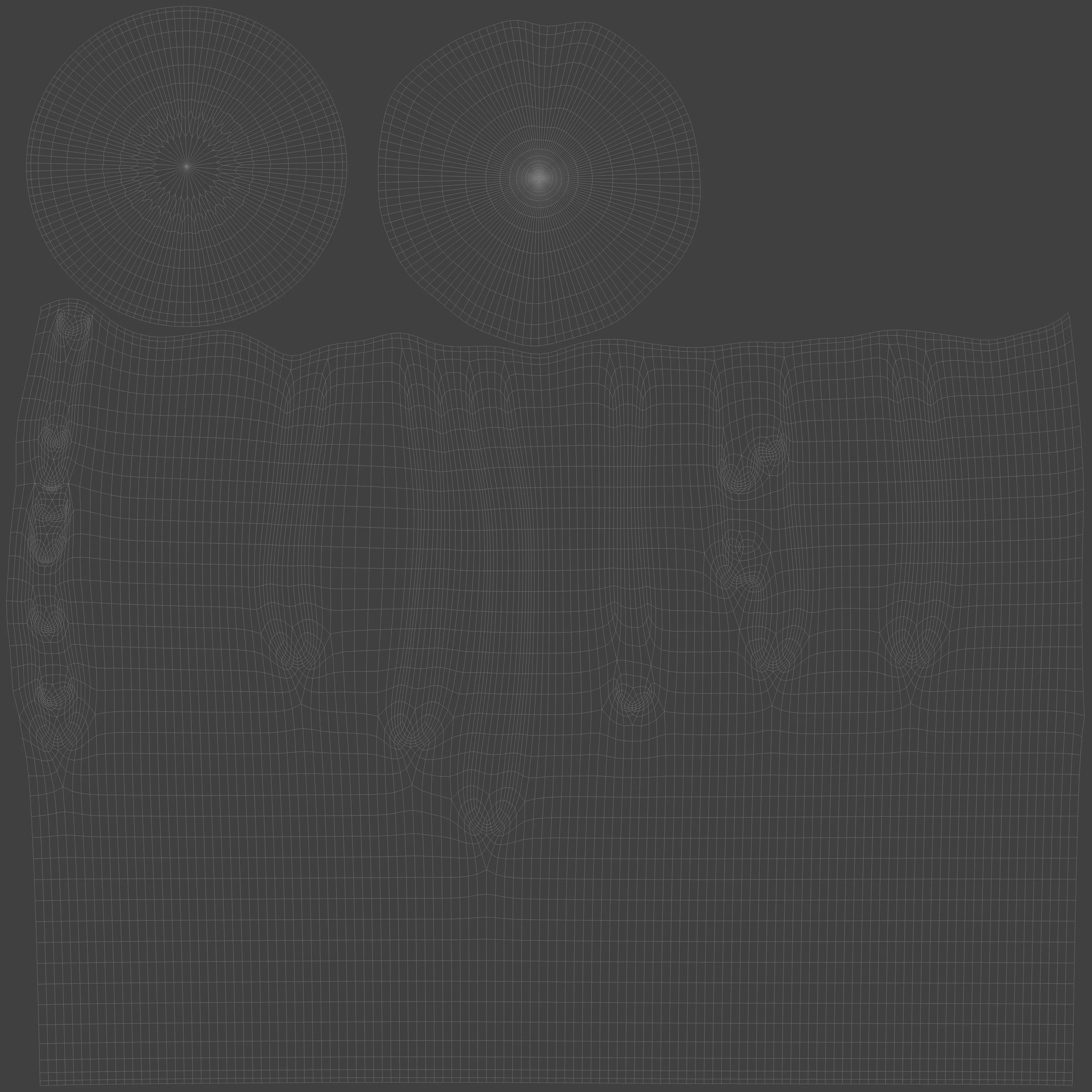 Melted Candle with Drips and Burnt Wick 3D model_7