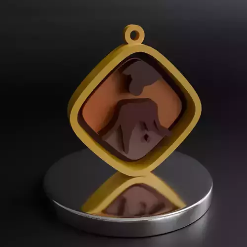 Badge 02 - Volcanology Badge 3D print model