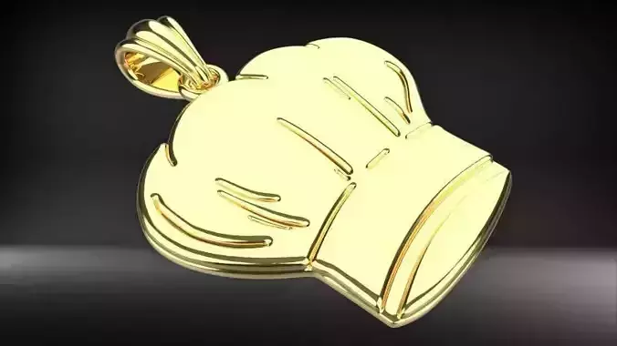 Hat Chef Pendant Kitchen Crew Jewelry  3D print model