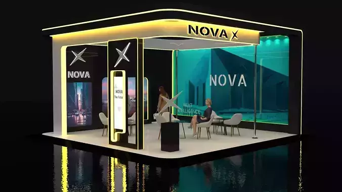 modern exhibition booth