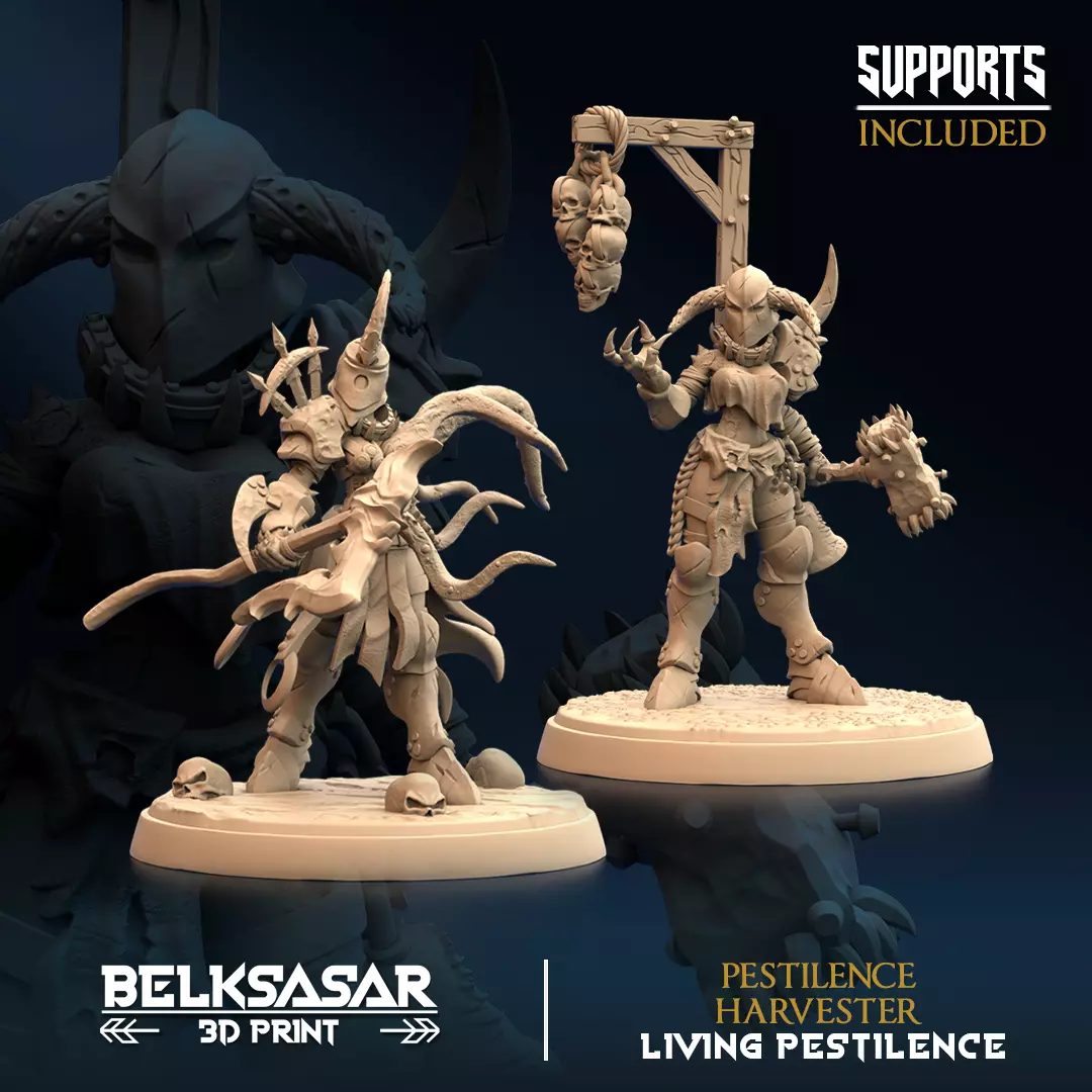 Pestilence Harvester Set x2 3D print model