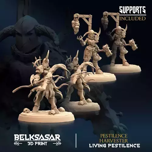 Pestilence Harvester Nude and Normal Set x2