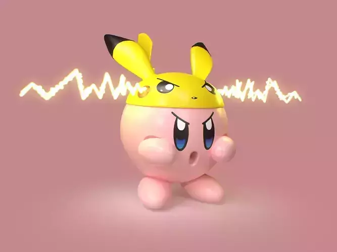 kirby pikachu - pikakirby