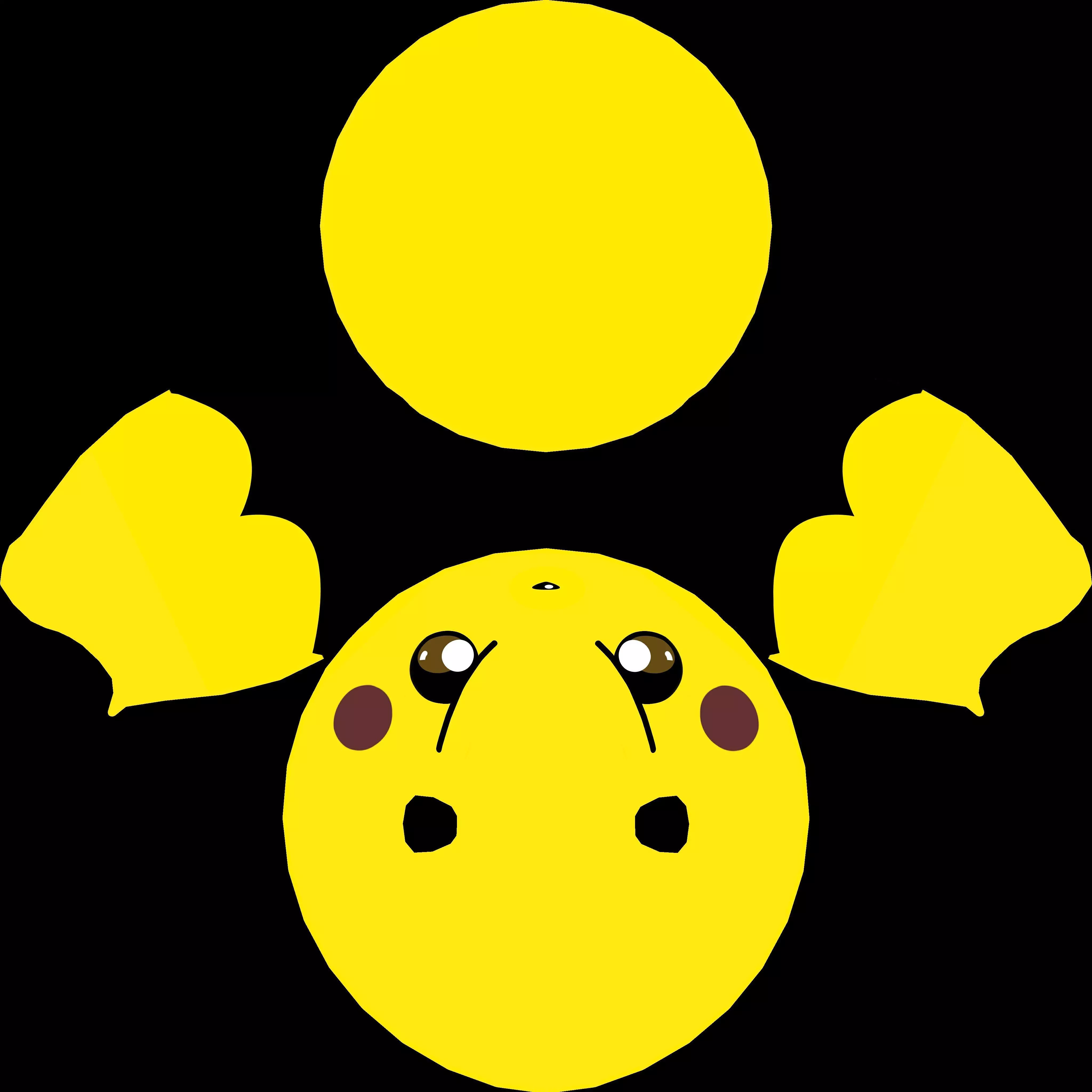 kirby pikachu - pikakirby 3D model_7