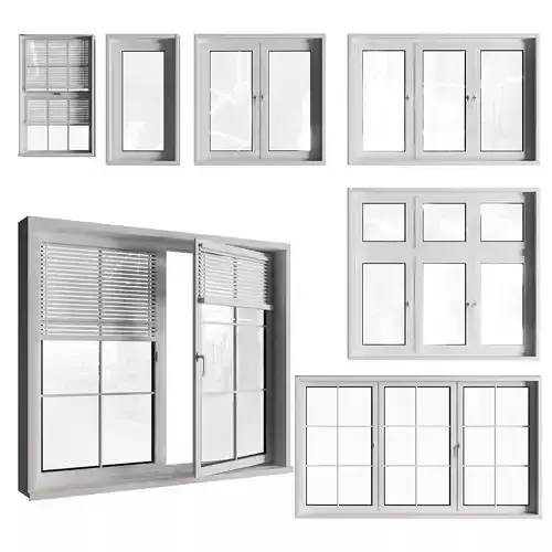  Set of plastic window