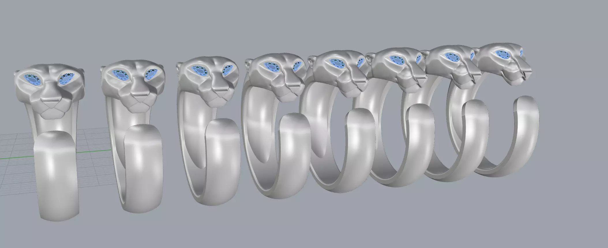 3d model phantera ring 3D print model_4