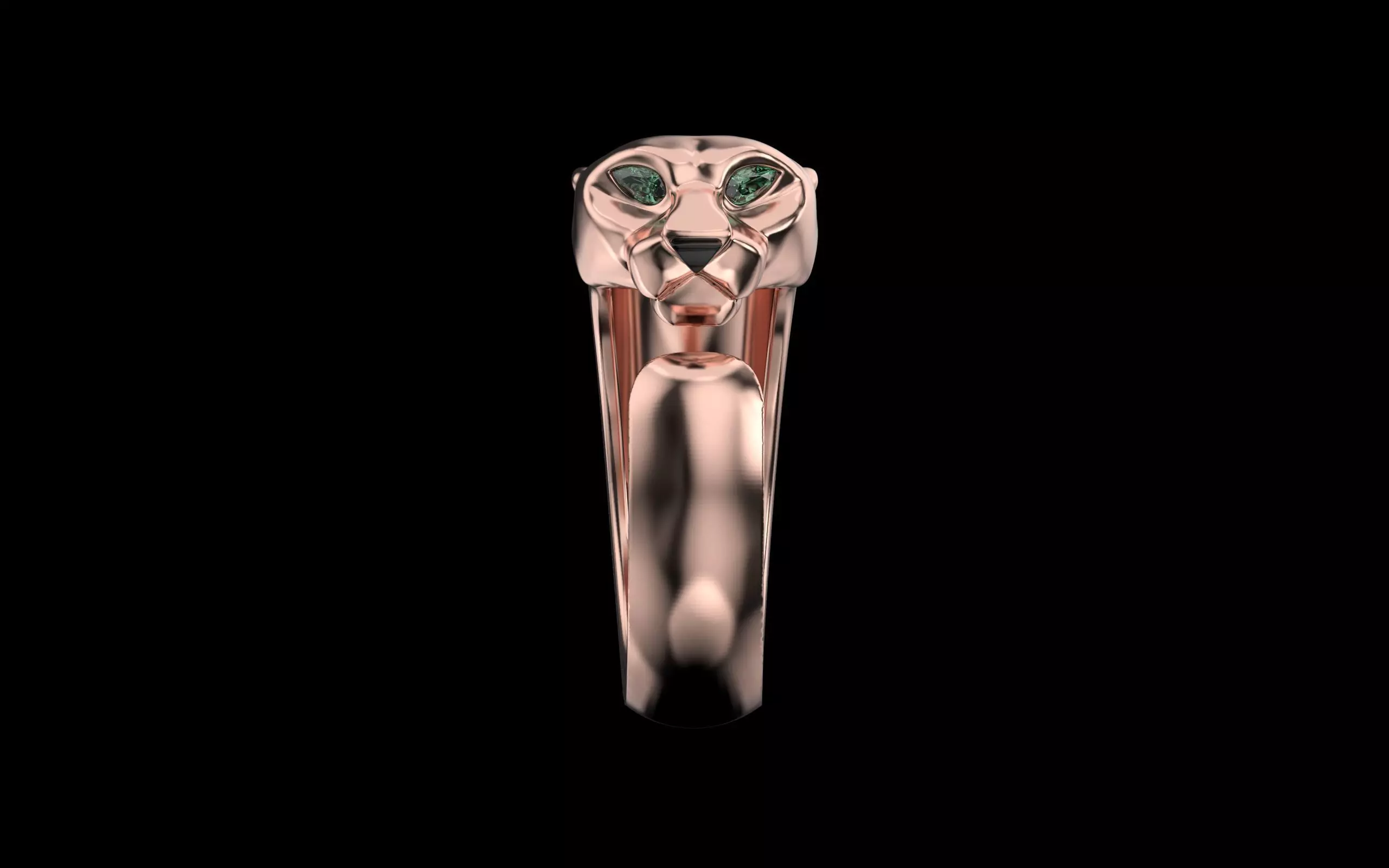 3d model phantera ring 3D print model_1
