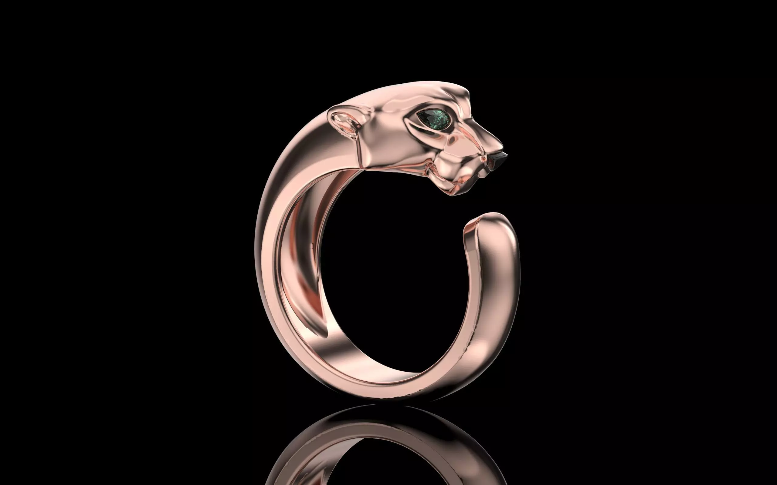 3d model phantera ring 3D print model_2