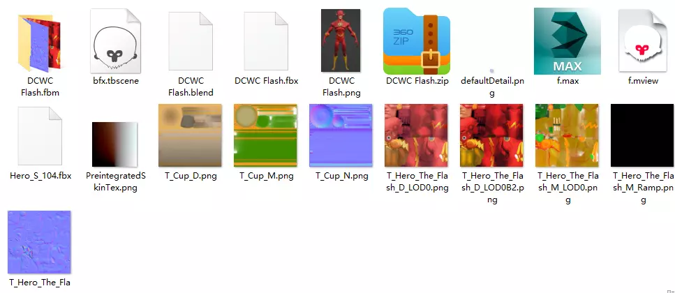 Flash Low-poly 3D model_37